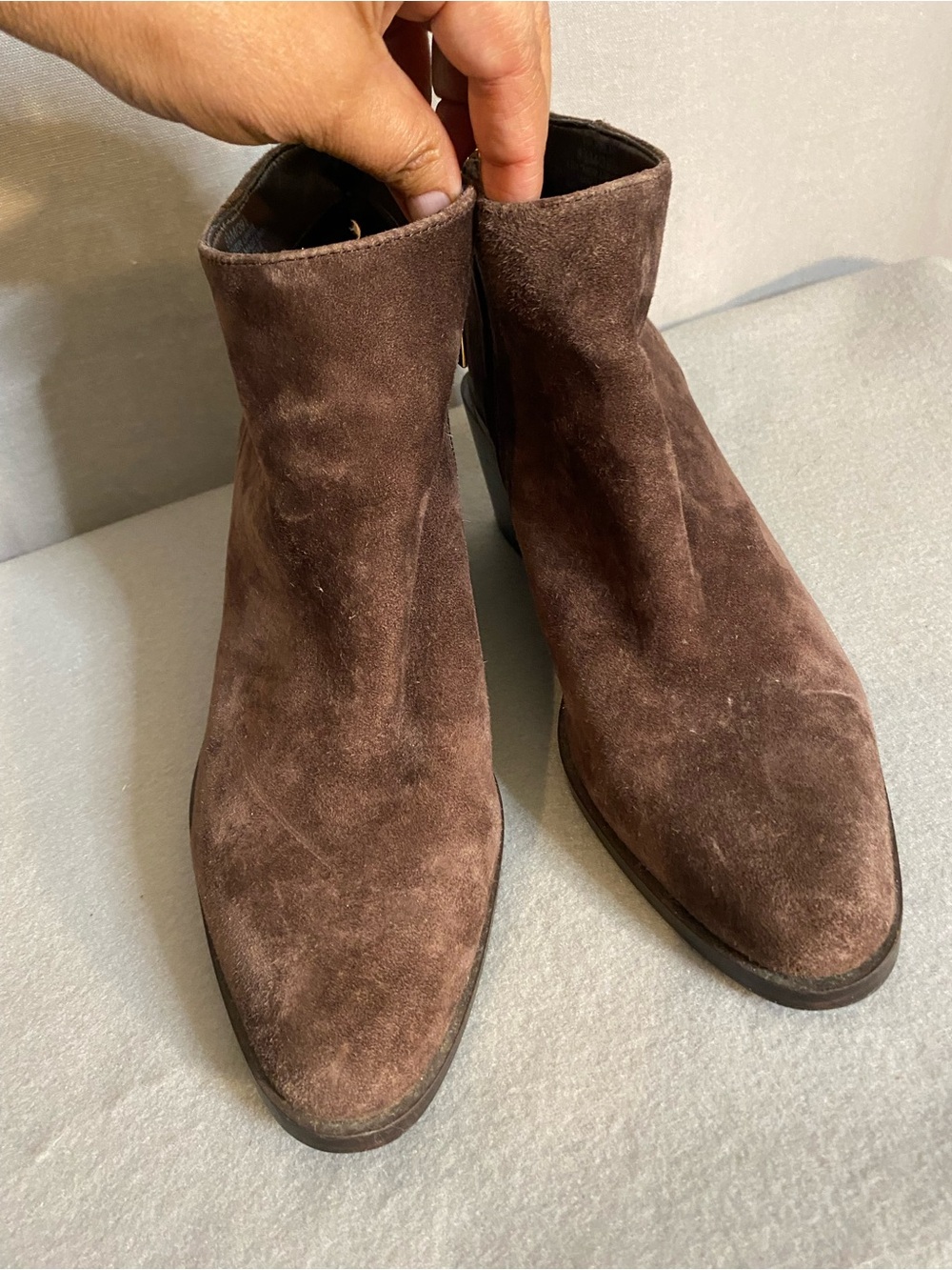 Vince Brown Suede Chukka Ankle Boots
